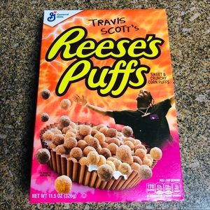 TRAVIS SCOTT X REESE’S PUFFS CEREAL BOX